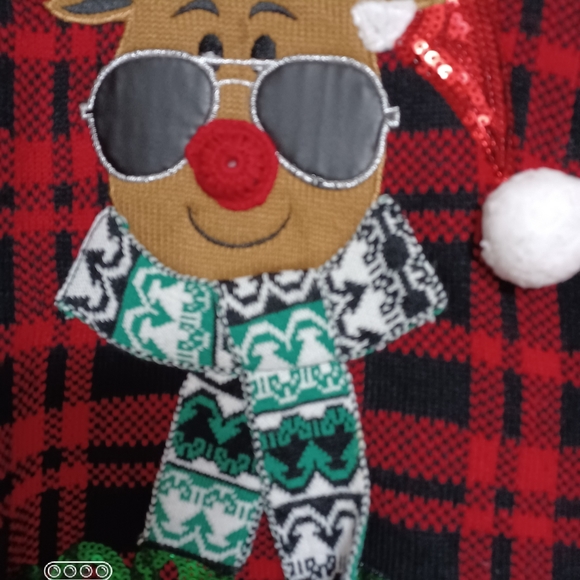 Christmas Sweater 🎄 Buffalo checked just in time for Christmas Great Condition - Picture 2 of 9